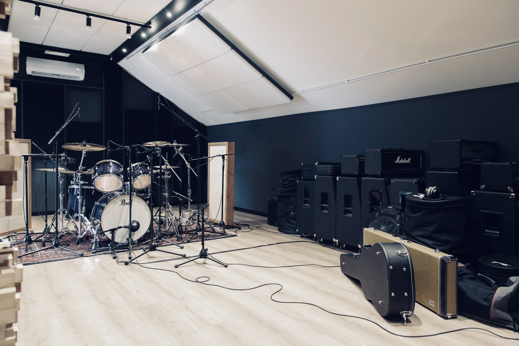 Live room at Toneshed Recording Studio